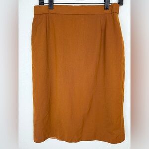 Escada by Margaretha Ley Wool Pencil Skirt Size 42